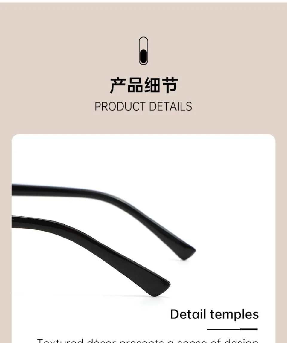 Retro Classic Small Oval Sunglasses Women Fashion Champagne Lens Shades UV400 Men Trending Street Photography Sun Glasses