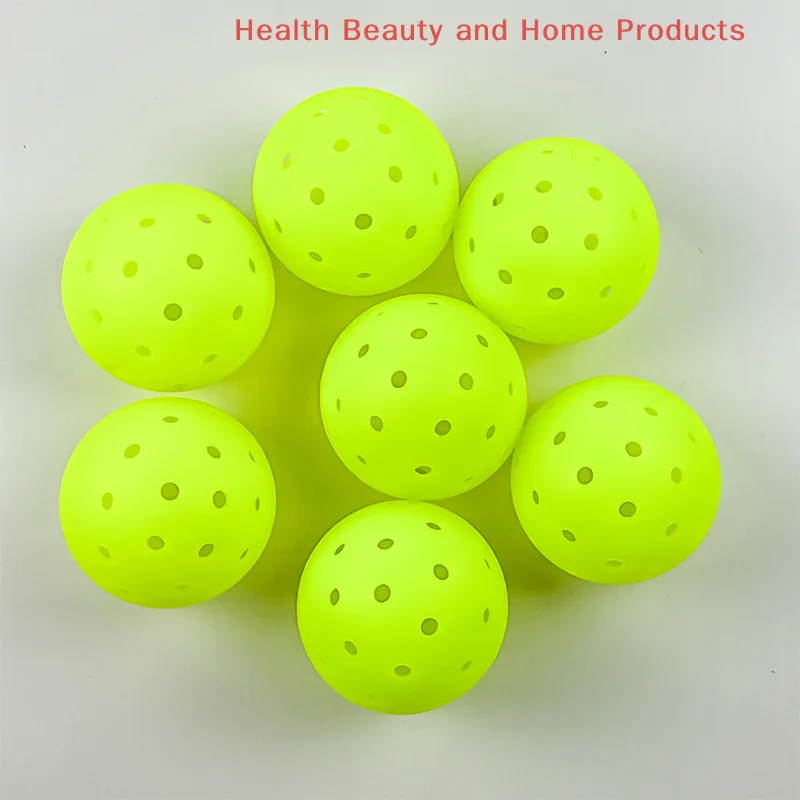 1/3pcs Pickleball Balls Outdoor 48Holes Training Pickleball 74mm Standard Pickle Balls For Training Competition Accessories