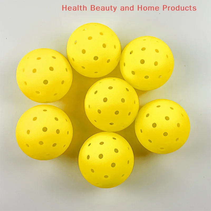1/3pcs Pickleball Balls Outdoor 48Holes Training Pickleball 74mm Standard Pickle Balls For Training Competition Accessories