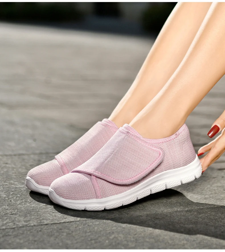 women Orthopedics Wide Feet Swollen Walking Casual Shoes Thumb Eversion Adjusting Soft Comfortable Diabetic man Shoes Big Size