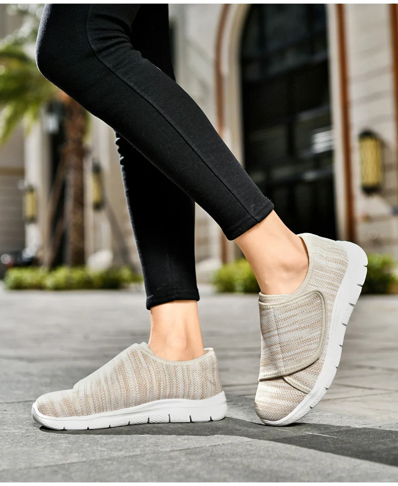 women Orthopedics Wide Feet Swollen Walking Casual Shoes Thumb Eversion Adjusting Soft Comfortable Diabetic man Shoes Big Size