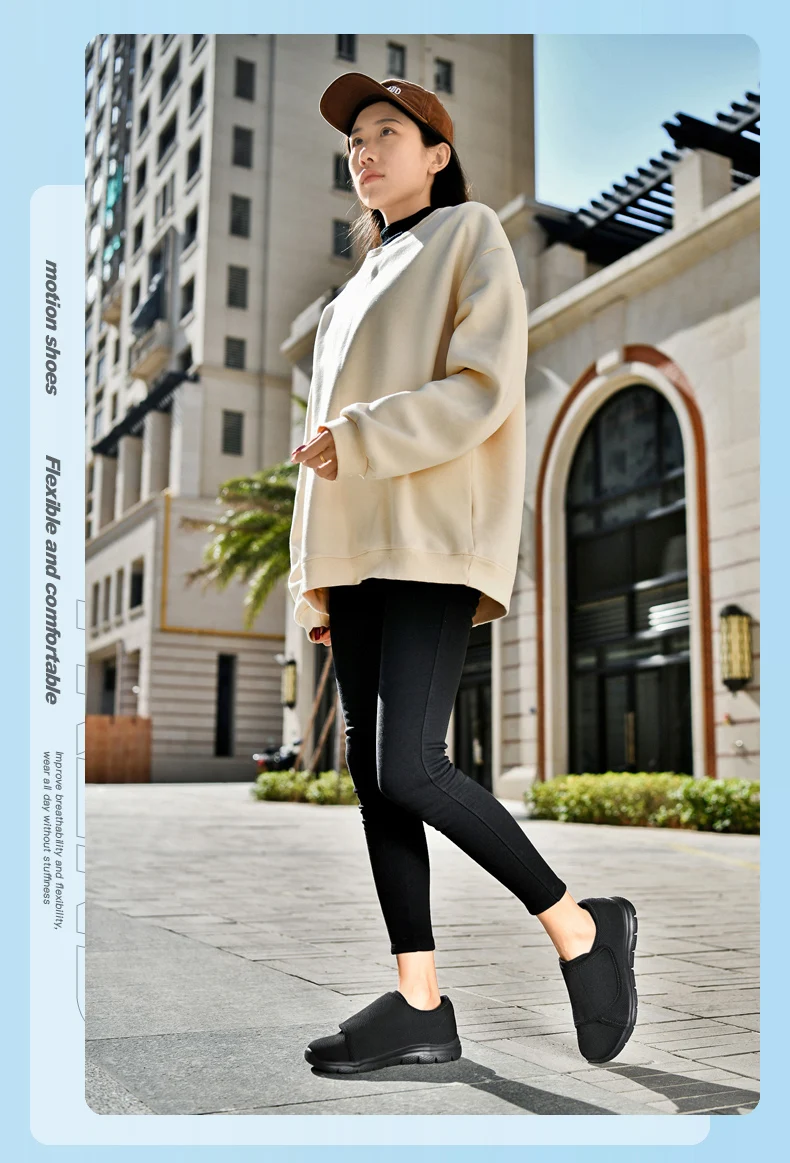 women Orthopedics Wide Feet Swollen Walking Casual Shoes Thumb Eversion Adjusting Soft Comfortable Diabetic man Shoes Big Size