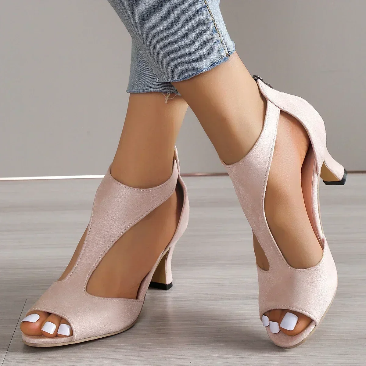 Summer Outdoor Casual Slippers Sexy Fashion Platform Flip Flops Designer High Heels Sandals Wedges Pumps Shallow Slides