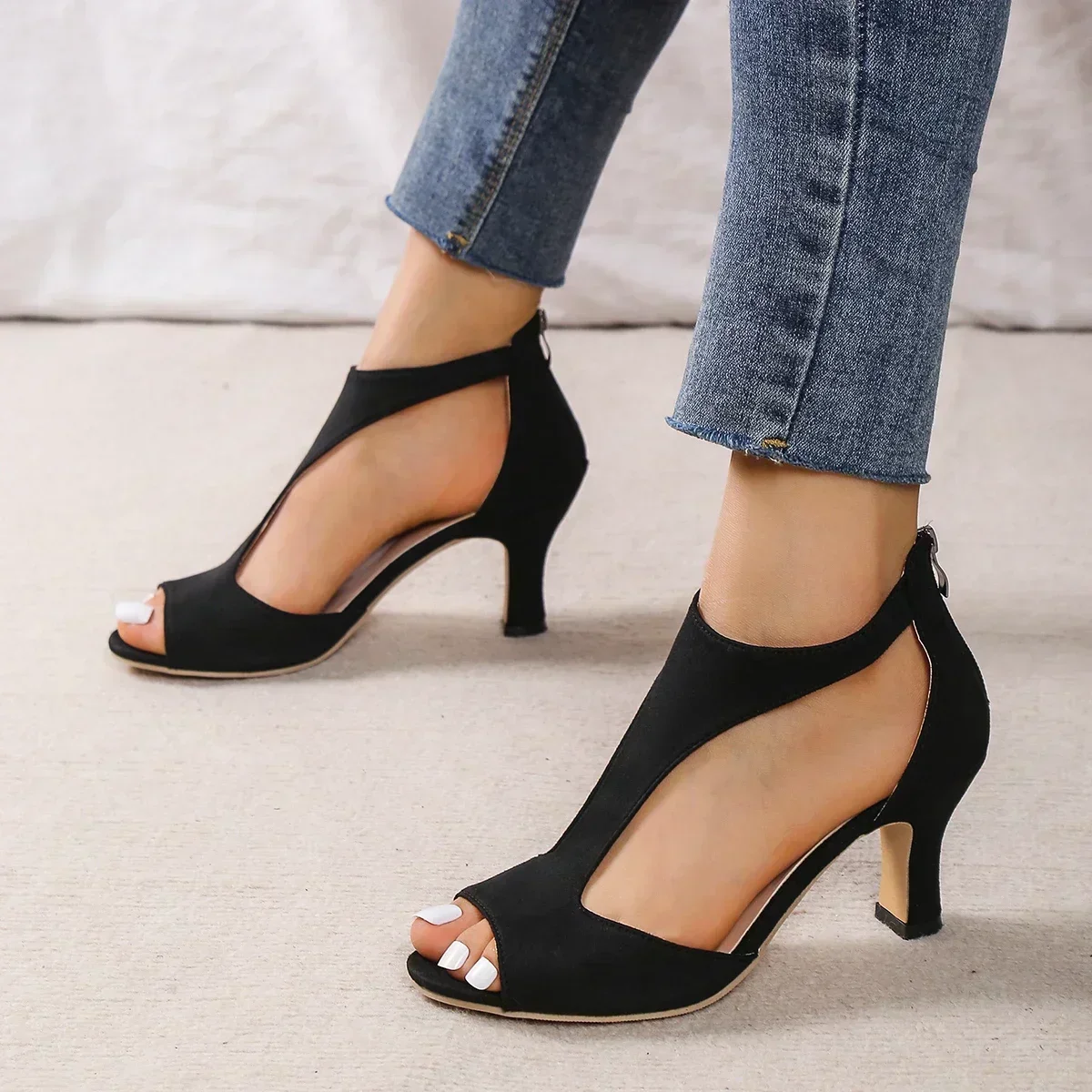 Summer Outdoor Casual Slippers Sexy Fashion Platform Flip Flops Designer High Heels Sandals Wedges Pumps Shallow Slides
