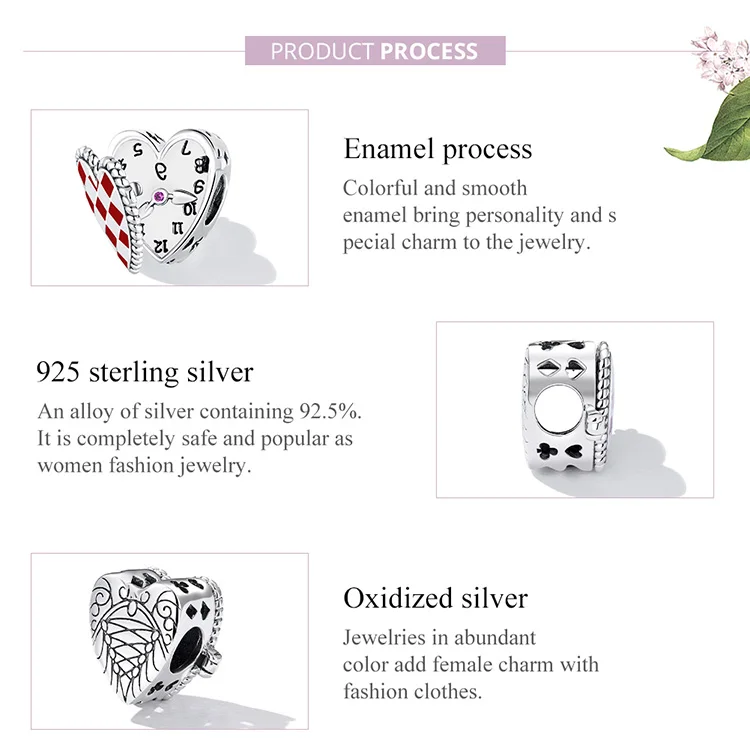 WOSTU 925 Sterling Silver Fashion Colorful Magic Series Magic Cat Charms Beads for Women Fit Original Bracelets Fine DIY Jewelry