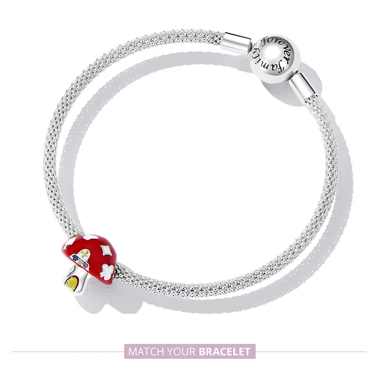 WOSTU 925 Sterling Silver Fashion Colorful Magic Series Magic Cat Charms Beads for Women Fit Original Bracelets Fine DIY Jewelry
