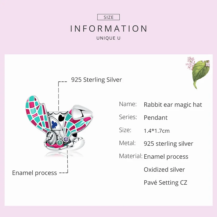 WOSTU 925 Sterling Silver Fashion Colorful Magic Series Magic Cat Charms Beads for Women Fit Original Bracelets Fine DIY Jewelry
