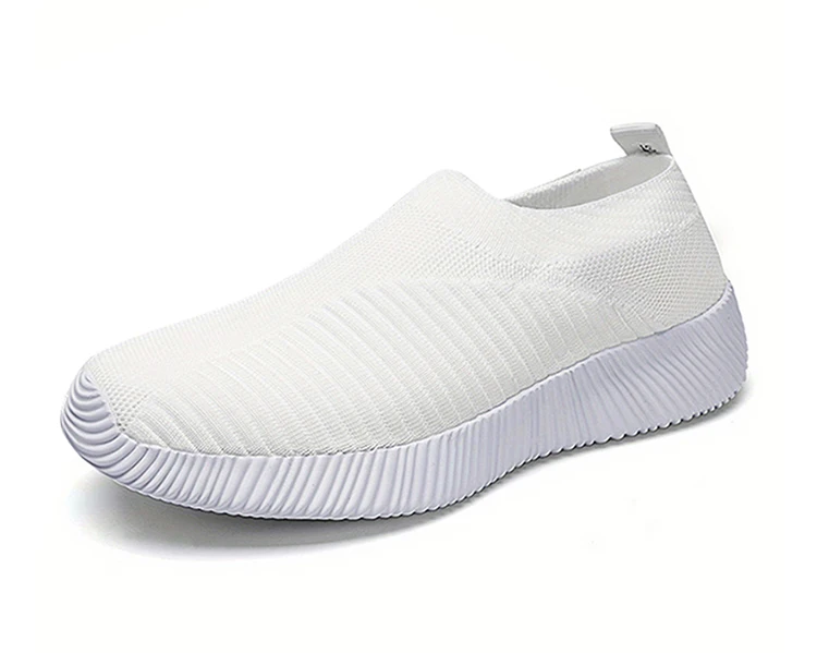 Women's Sneaker Slip On Women Sneakers Breather White Shoes Women Casual Sneaker Sports Shoes Comfortable Vulcanize Shoes Female