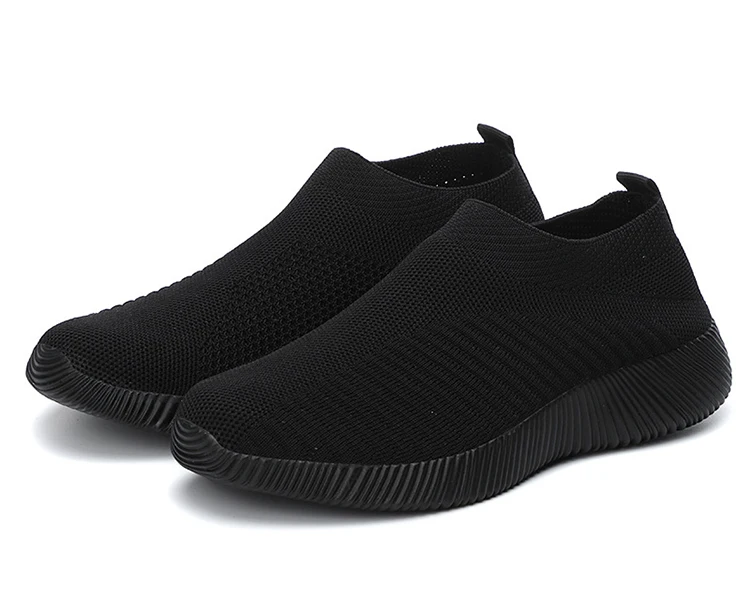 Women's Sneaker Slip On Women Sneakers Breather White Shoes Women Casual Sneaker Sports Shoes Comfortable Vulcanize Shoes Female