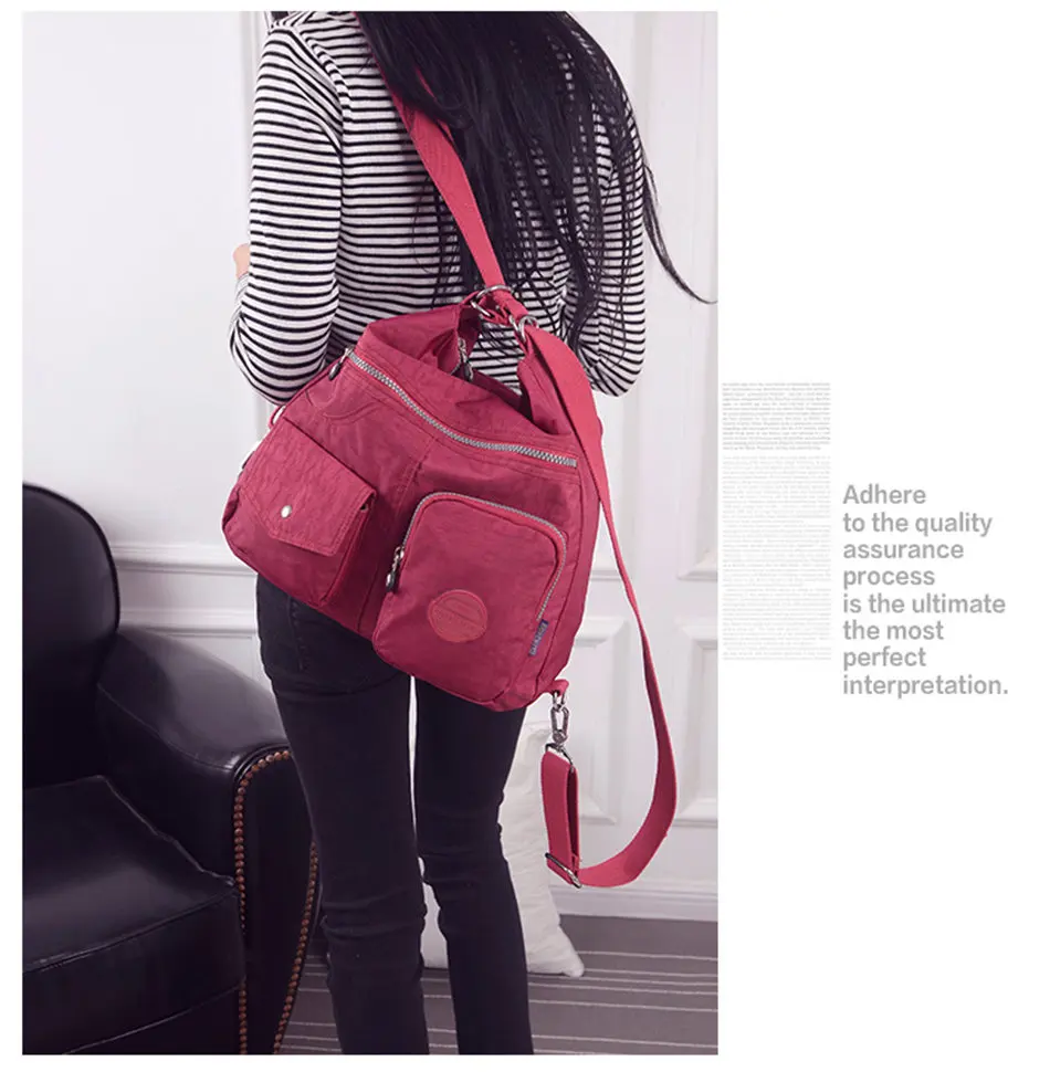 Luxury Handbags Women Bags Designer Waterproof Bylon Cloth Crossbody Bags for Women 2026 Large Capacity Lady Shoulder Bag Tote
