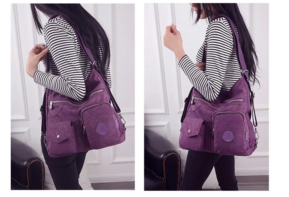 Luxury Handbags Women Bags Designer Waterproof Bylon Cloth Crossbody Bags for Women 2026 Large Capacity Lady Shoulder Bag Tote
