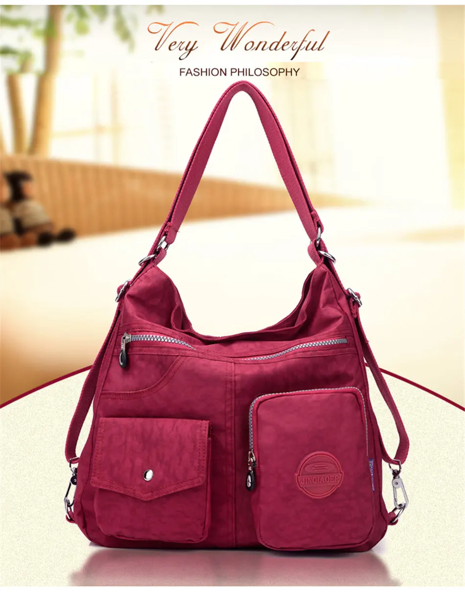 Luxury Handbags Women Bags Designer Waterproof Bylon Cloth Crossbody Bags for Women 2026 Large Capacity Lady Shoulder Bag Tote