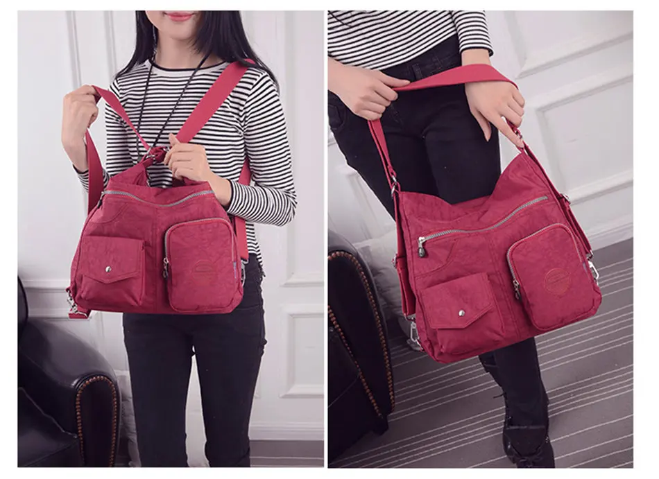 Luxury Handbags Women Bags Designer Waterproof Bylon Cloth Crossbody Bags for Women 2026 Large Capacity Lady Shoulder Bag Tote