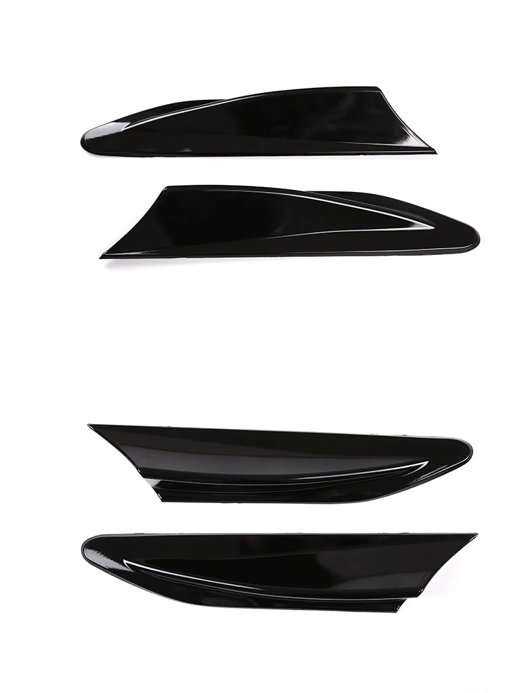 For Subaru BRZ Toyota 86 GT86 12-20 Car Side Air Outlet Fender Fin Vent Trim Cover ABS Carbon Fiber Texture Exterior Accessories