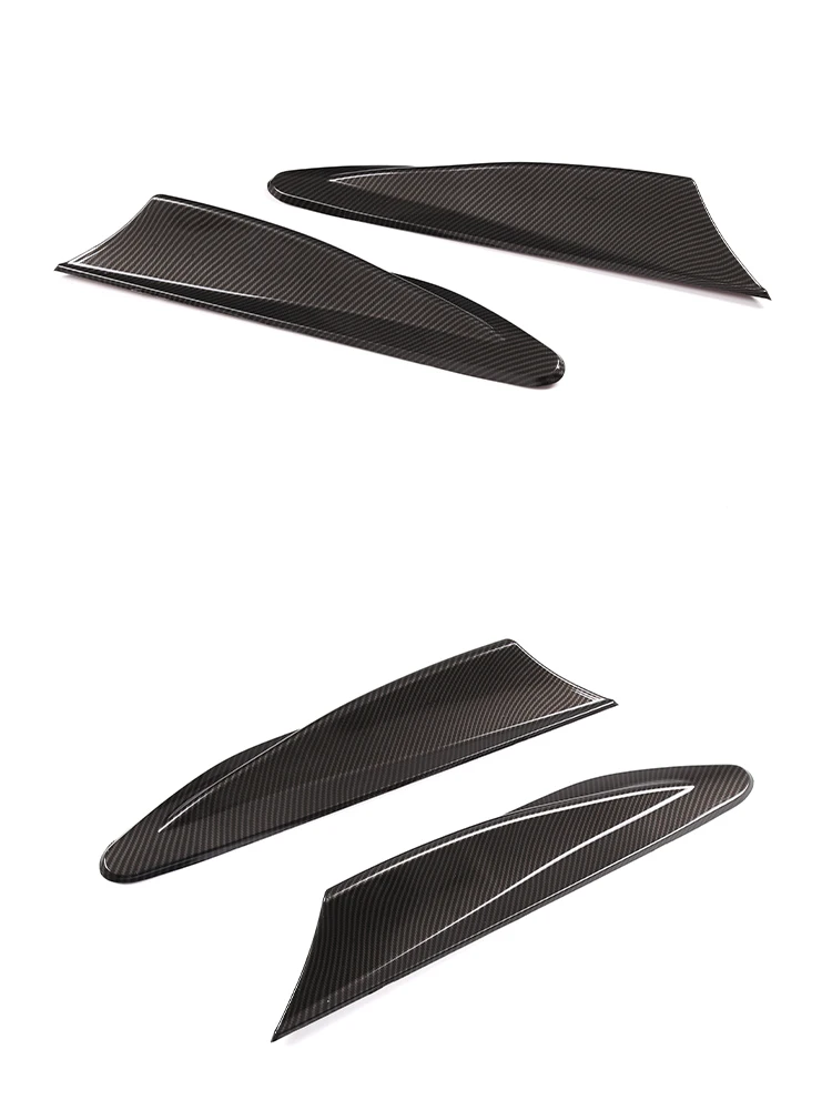 For Subaru BRZ Toyota 86 GT86 12-20 Car Side Air Outlet Fender Fin Vent Trim Cover ABS Carbon Fiber Texture Exterior Accessories
