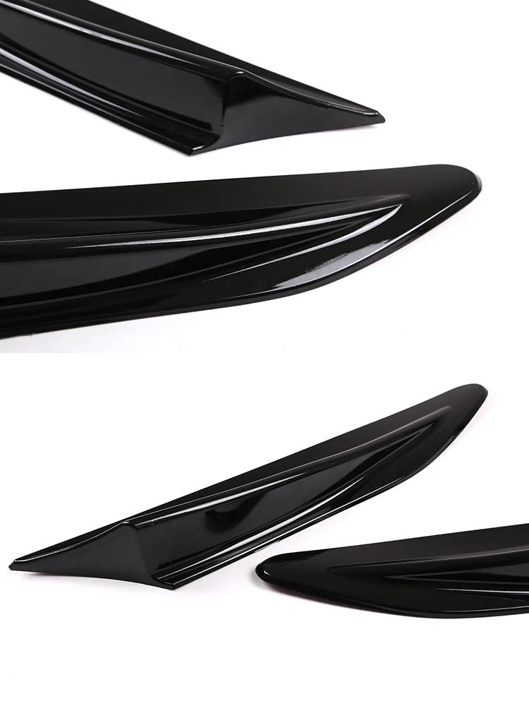 For Subaru BRZ Toyota 86 GT86 12-20 Car Side Air Outlet Fender Fin Vent Trim Cover ABS Carbon Fiber Texture Exterior Accessories