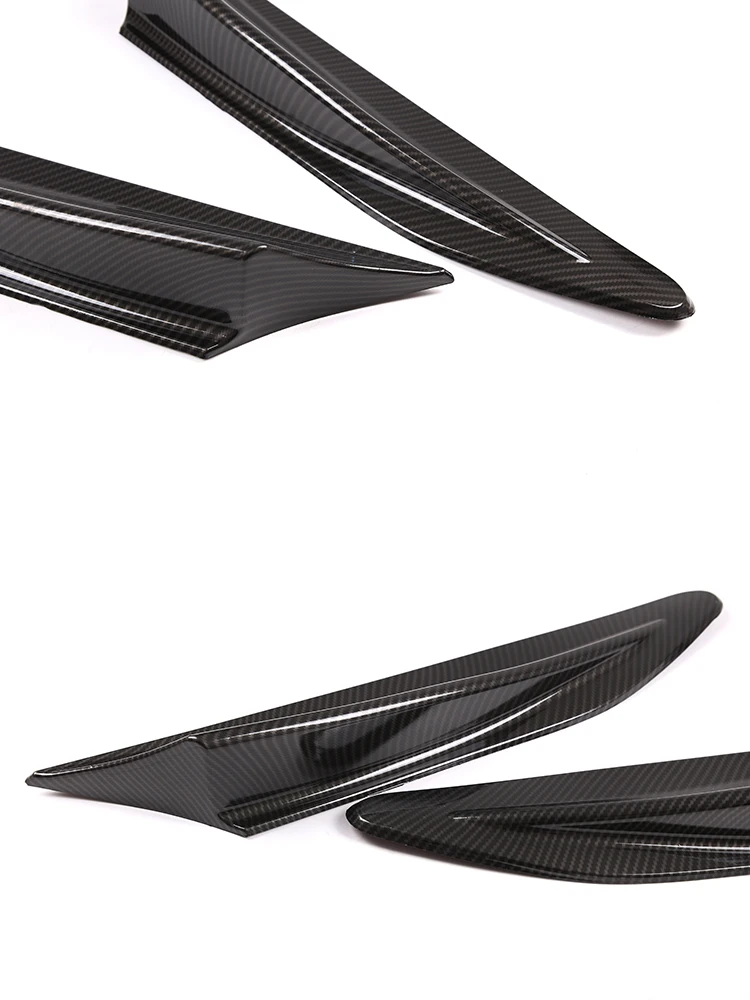 For Subaru BRZ Toyota 86 GT86 12-20 Car Side Air Outlet Fender Fin Vent Trim Cover ABS Carbon Fiber Texture Exterior Accessories