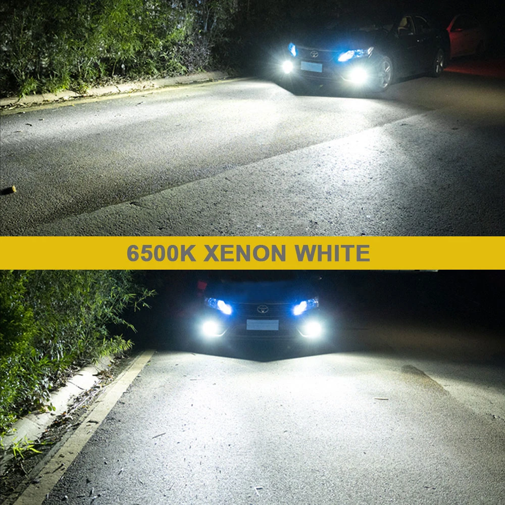 BMTxms 2PCS 2504 PSX24W LED Fog Lights 20000LM 6500K For Jeep Grand Cherokee WK2 Wrangler JK Patriot Dodge Chevrolet 3000K Lamp