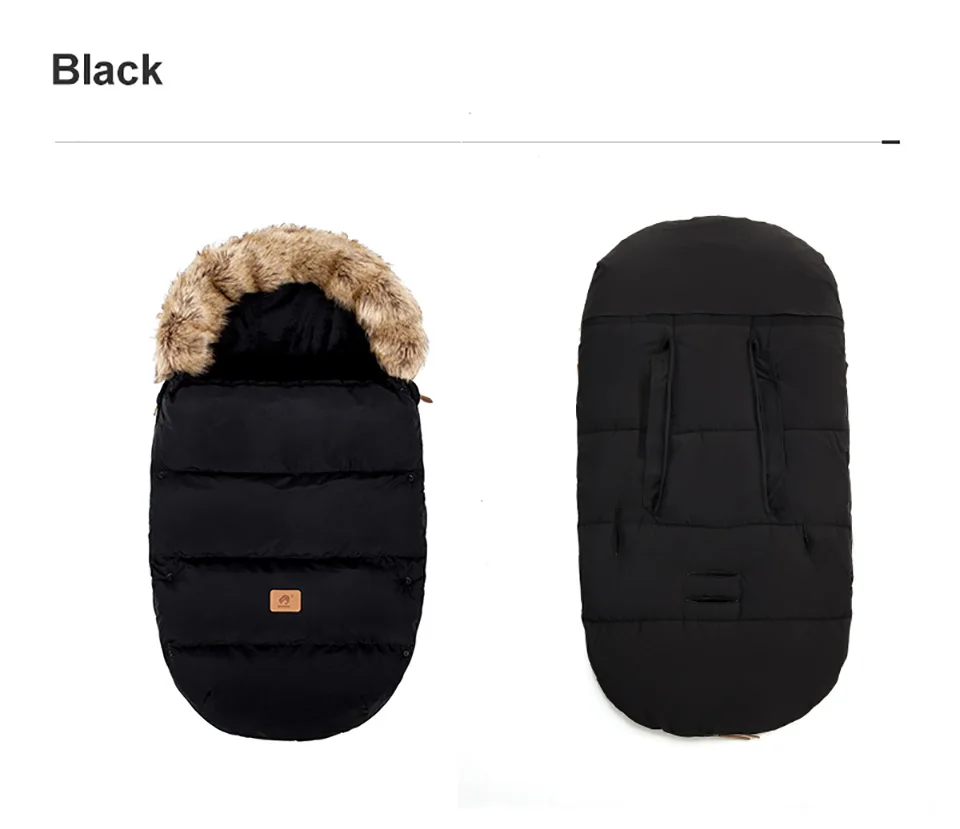 Baby Stroller Footmuff 0-24Months Winter Baby Warm Envelope Sack For Discharge Windproof Thicker Universal Stroller Accessories