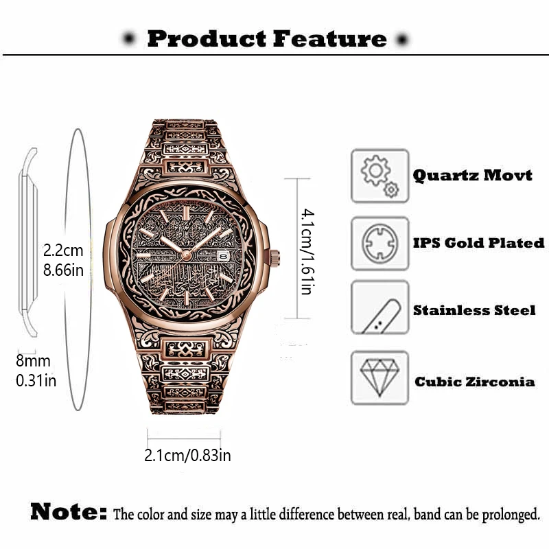 Vintage Men Quartz Watch Luxury Brand Auto Calendar Specific Lines Stainless Steel Strap Wristwatch For Mans Analog