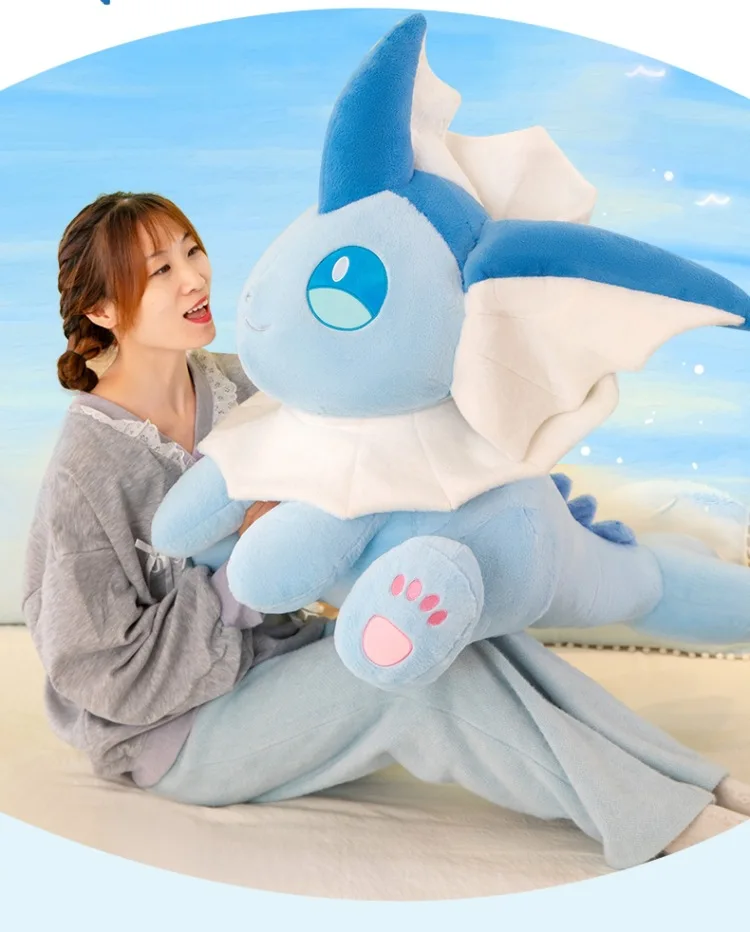 Pokemon Plush Pikachu Kawaii Vaporeon Plushie Eevee Doll Sylveon Glaceon Sprigatito Toy Gengar Eevee Pillow Xmas Birthday Gift