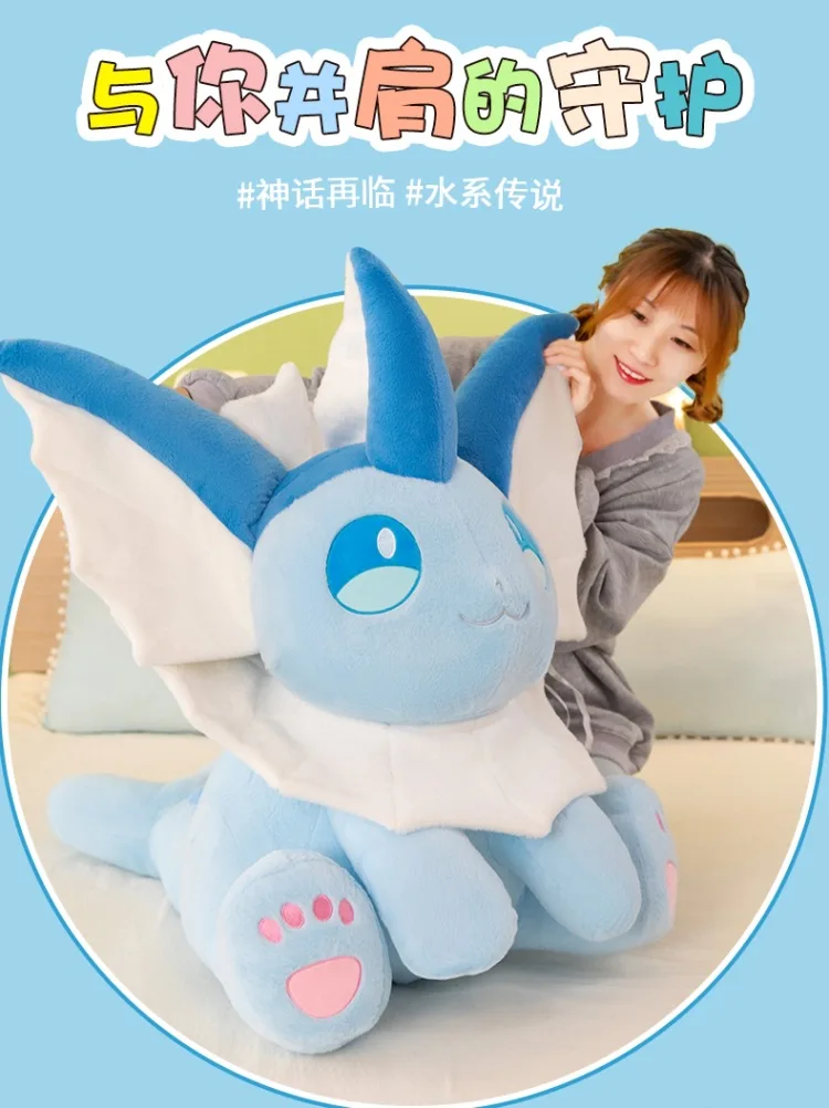 Pokemon Plush Pikachu Kawaii Vaporeon Plushie Eevee Doll Sylveon Glaceon Sprigatito Toy Gengar Eevee Pillow Xmas Birthday Gift