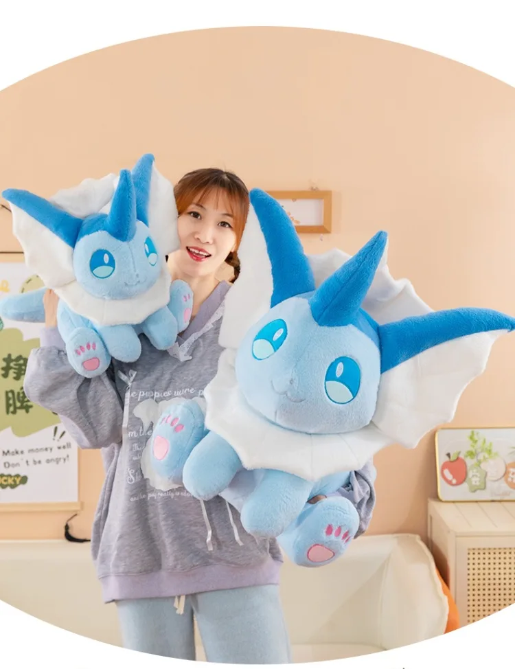 Pokemon Plush Pikachu Kawaii Vaporeon Plushie Eevee Doll Sylveon Glaceon Sprigatito Toy Gengar Eevee Pillow Xmas Birthday Gift