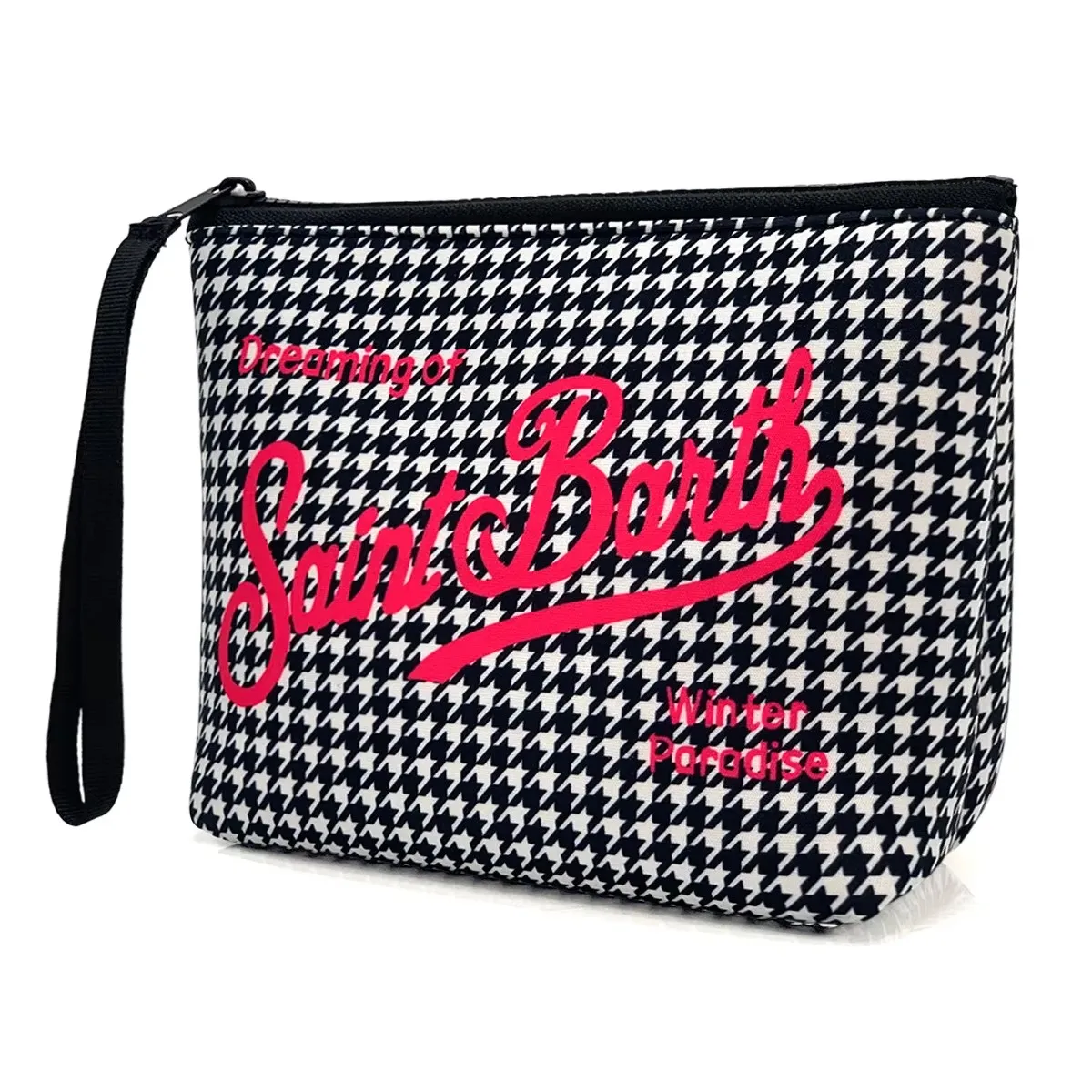 Fashion Quality New Handbag European American Clutch Bag Women's Handbag Leopard Canvas Diving Handbag Zero Wallet