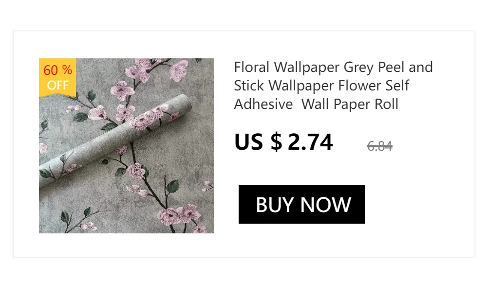 Floral Peel and Stick Wallpaper Vinyl Wallpaper Watercolor Flower Peel and Stick Wallpaper for Kitchen Cabinet Furniture