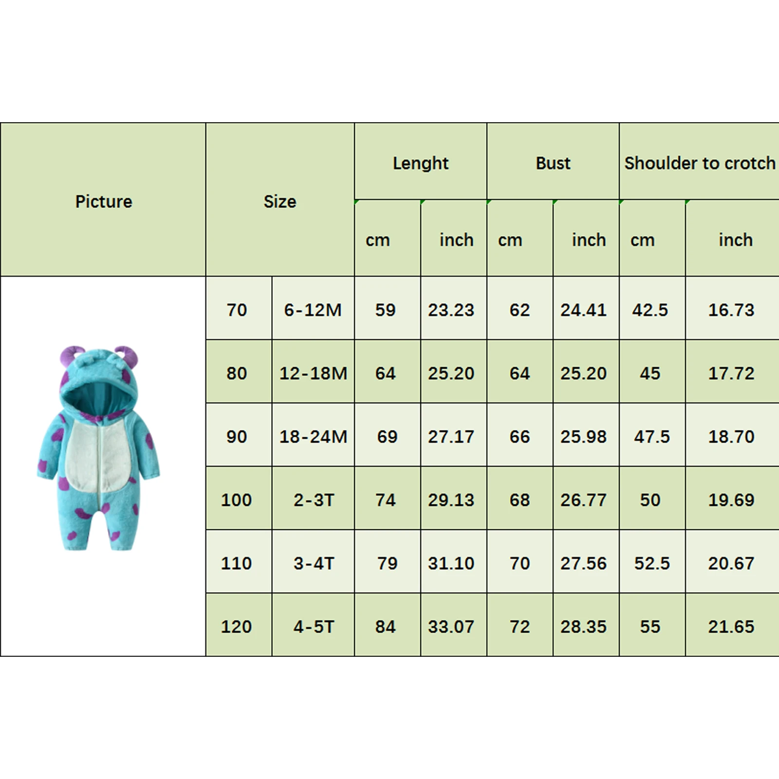 Toddler Baby Thicken Fleece Rompers Cartoon Animal Horn Hooded Jumpsuit Warm Kids Winter Outerwear Infant Playsuits Clothes