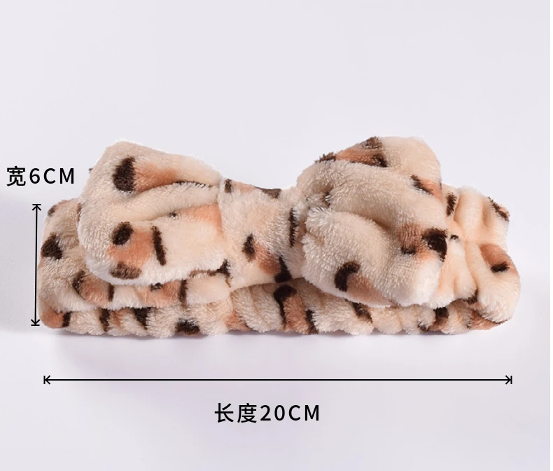 Women Makeup Coral Fleece Headband Wash Face Soft Hair Holder Elastic Top Knot Hairbands Girl Headwear Hair Accessories