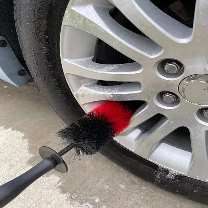 Universal Car Wheel Cleaning Brush Truck Motor Tire Rim Brush Multifunctional Microfiber Detailing Washing Brushes Tools
