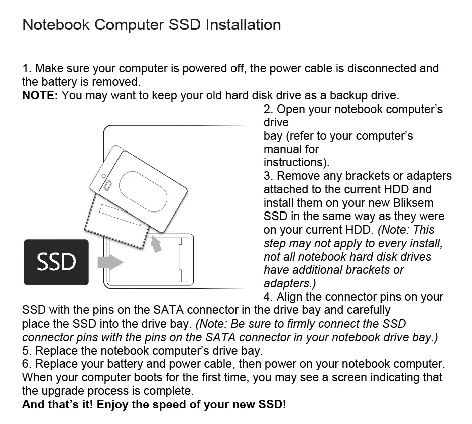 SomnAmbulist SSD 2.5 64GB 128GB 256GB 512GB for Laptop Desktop Solid State Drive Sata3 120GB 240GB 480GB