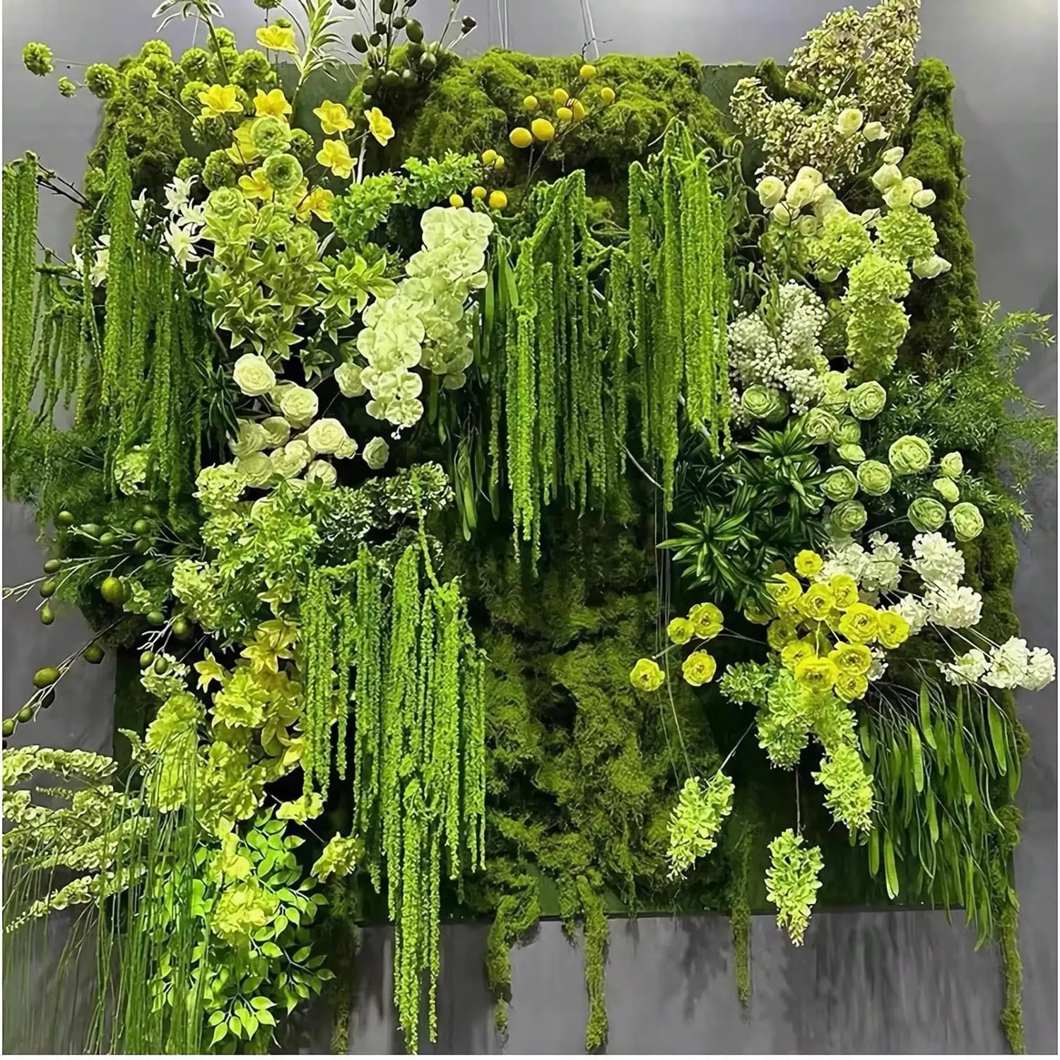 Silk Artificial Plant Vine Wedding Garden Arch Festival Rattan Garland Yard Romantic Home Room Table Decora Outdoor Diy Gift Box