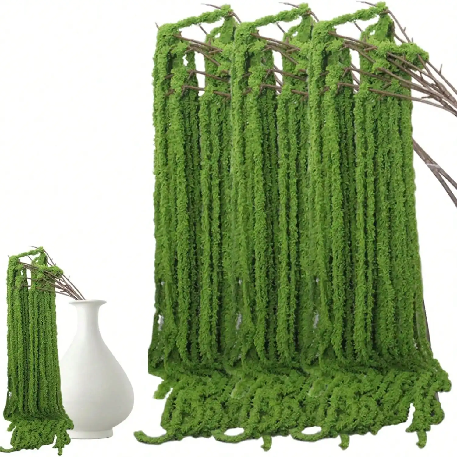 Silk Artificial Plant Vine Wedding Garden Arch Festival Rattan Garland Yard Romantic Home Room Table Decora Outdoor Diy Gift Box