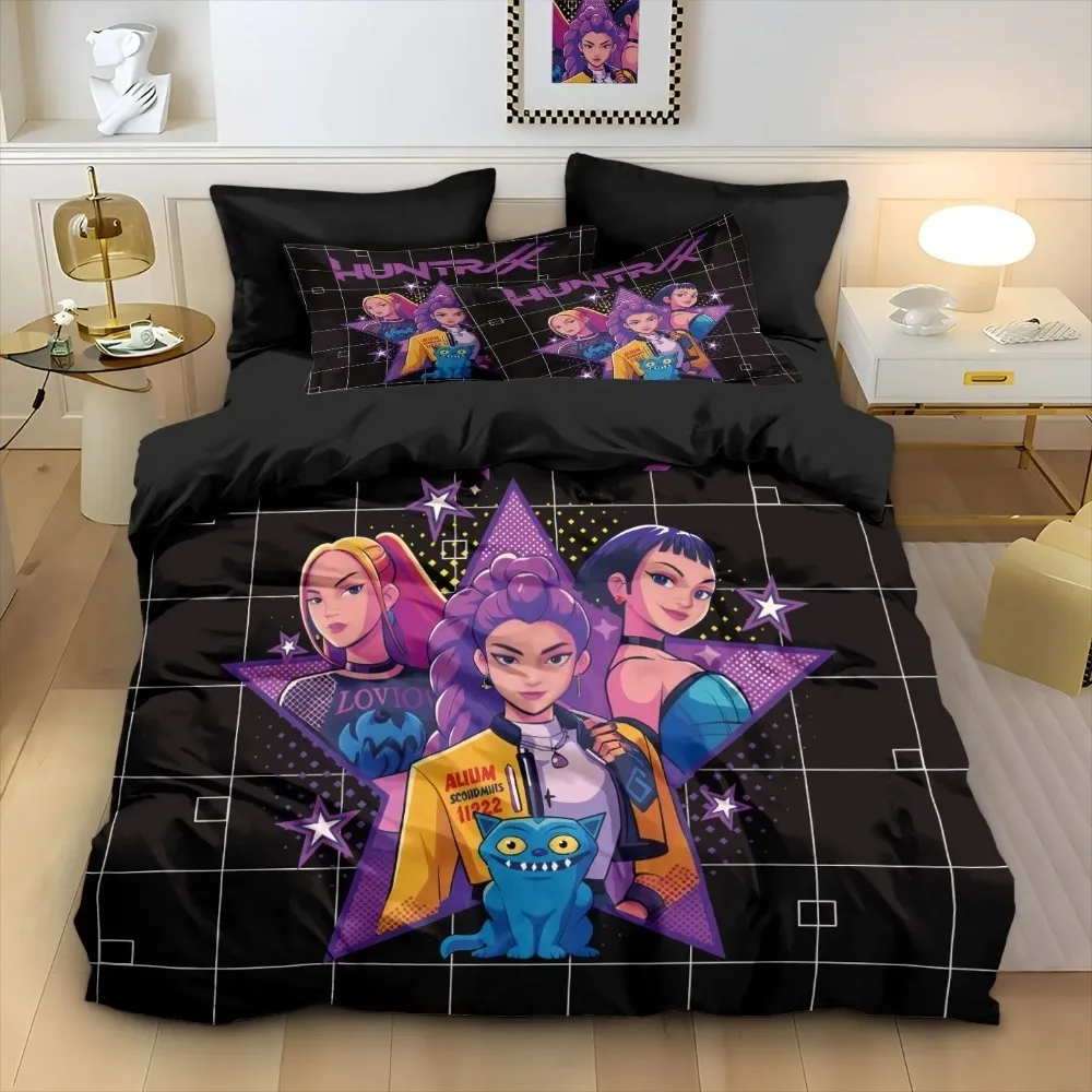 H-unter Duvet Cover pillowcase Bedding Bedroom Decoration Children Gift adult Single Double bed Large SizeZip Duvet Cover