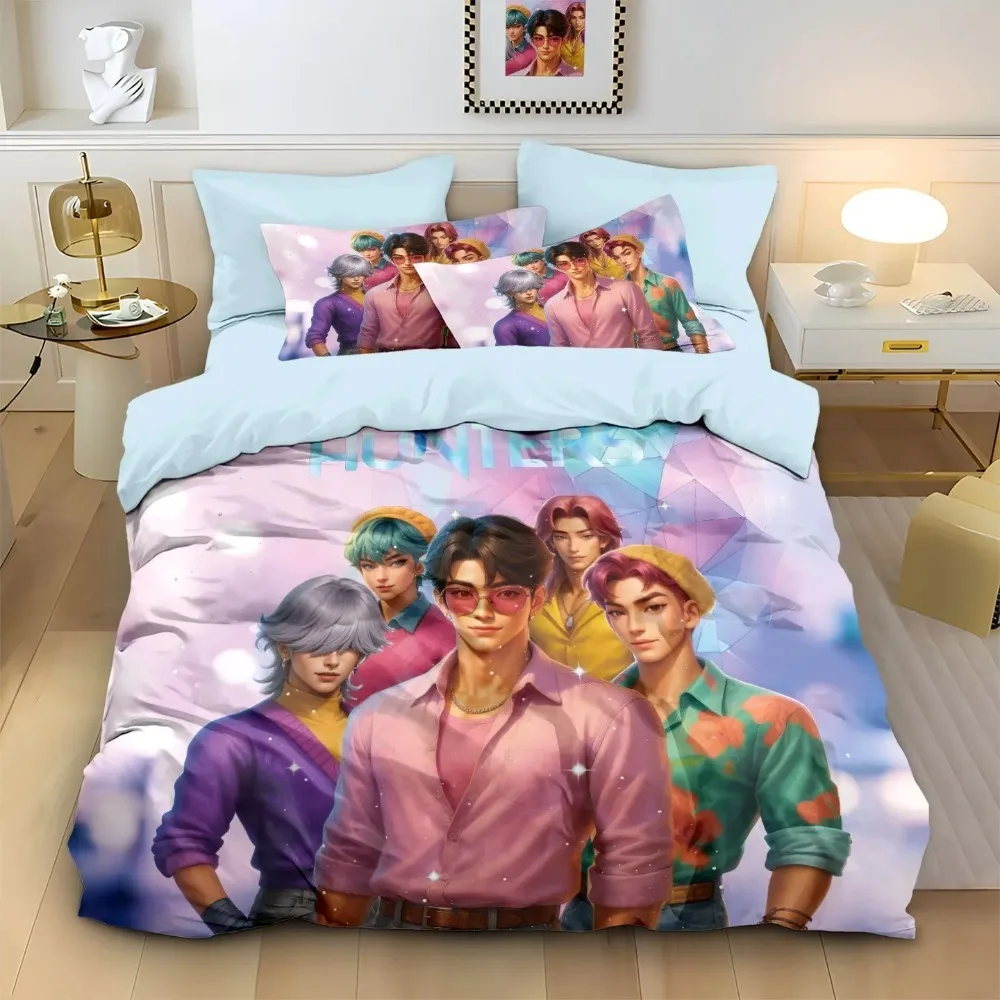H-unter Duvet Cover pillowcase Bedding Bedroom Decoration Children Gift adult Single Double bed Large SizeZip Duvet Cover