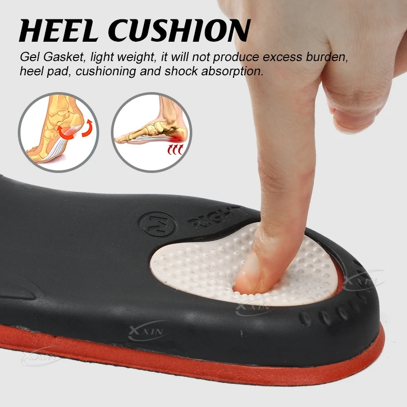 【Xxin】Arch Support Shoe Insoles Flat Foot Correction Pad Cushion Insert Orthopedic Heel Cup Memory Foam Size35-49