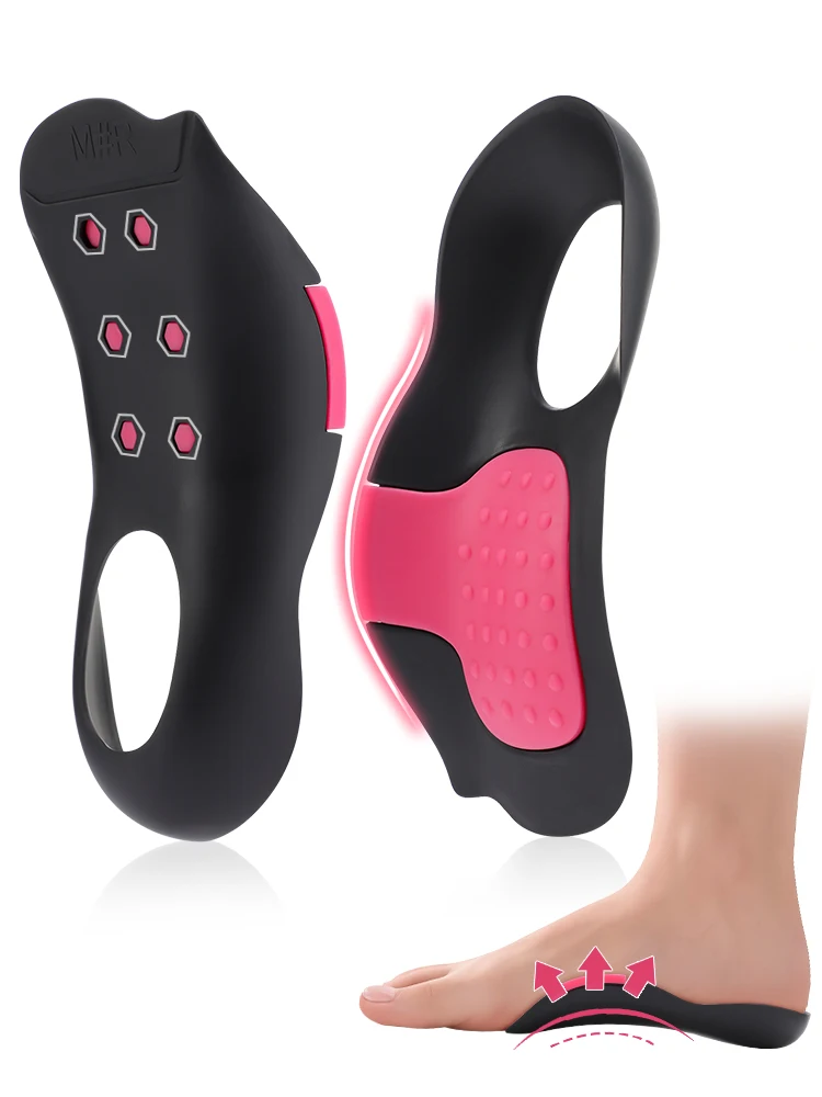 High Arch Support Insoles Non-Slip Plantar Support Pad Shock-Absorbing Foot Pads for Flat Feet And Fallen Arches