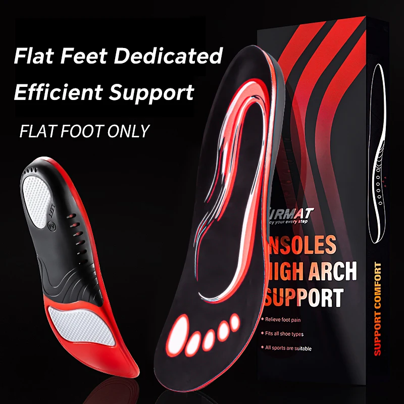 220+ Lbs Heavy Duty High Arch Support Insoles for Men Women Shock Absorbing Shoe Inserts for Flat Feet Standing All Day Insole