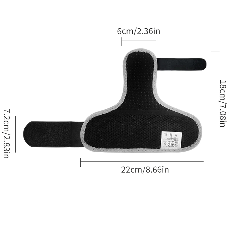 Red Light Electric Heating Thumb Support Vibrating Massager Relieves Wrist Pain and Fatigue Alleviates Tenosynovitis