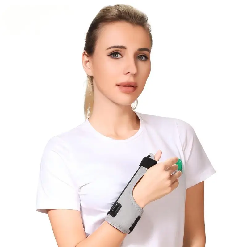 Red Light Electric Heating Thumb Support Vibrating Massager Relieves Wrist Pain and Fatigue Alleviates Tenosynovitis