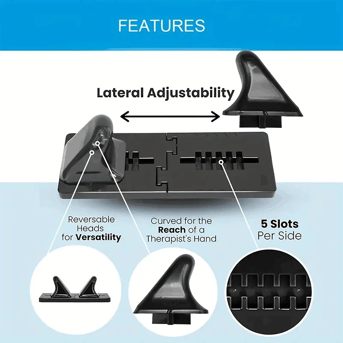 Fully Adjustable Psoas Muscle Release Tool for Hip Flexor Glute Iliacus Neck & Back Pain Relief Trigger Point Myofascial Release