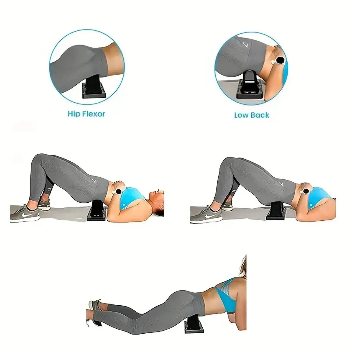 Fully Adjustable Psoas Muscle Release Tool for Hip Flexor Glute Iliacus Neck & Back Pain Relief Trigger Point Myofascial Release