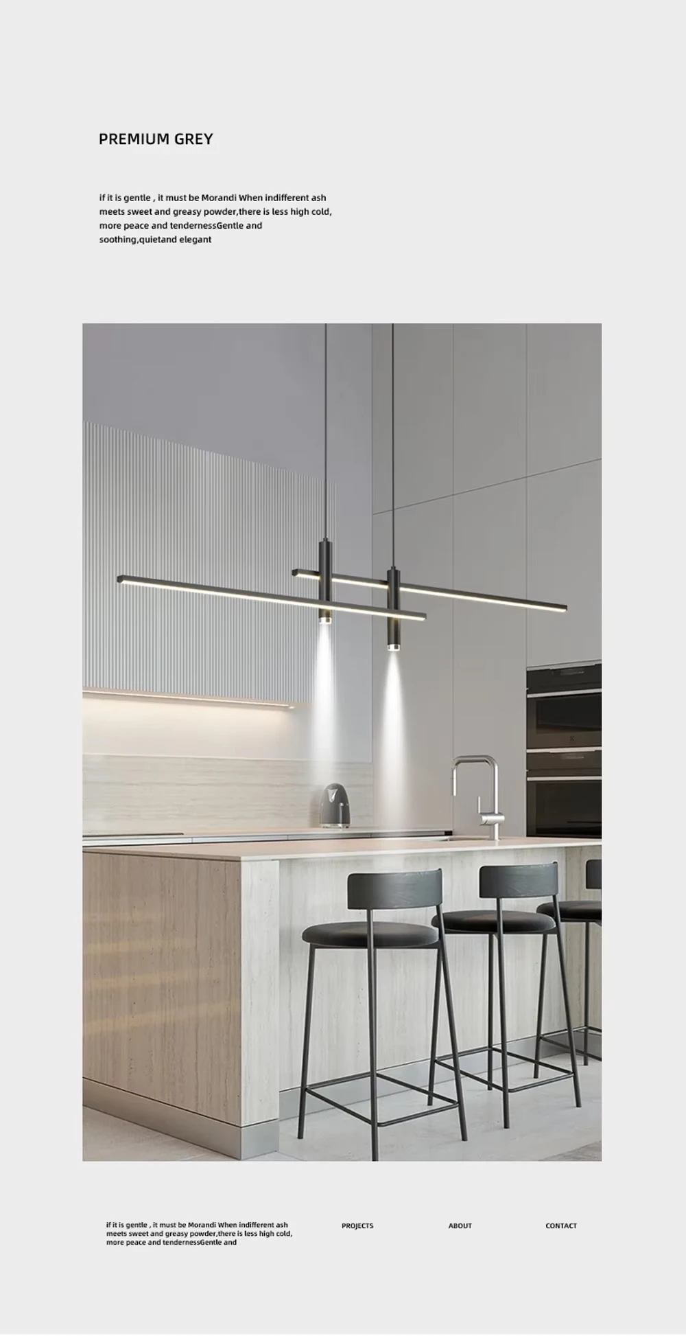 LED Pendant Light Smart Remote Control Adjustable Color Temperature Brightness Living Room Restaurant Hanging Lamp Home Light