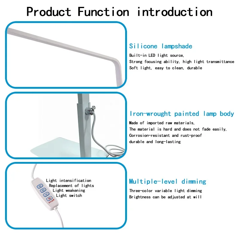 Desk Lamp Lampara Led Escritorio LED Eye Protection Light Learning Lamp Natural Light Lamp Computer Light for Home Office Dorm