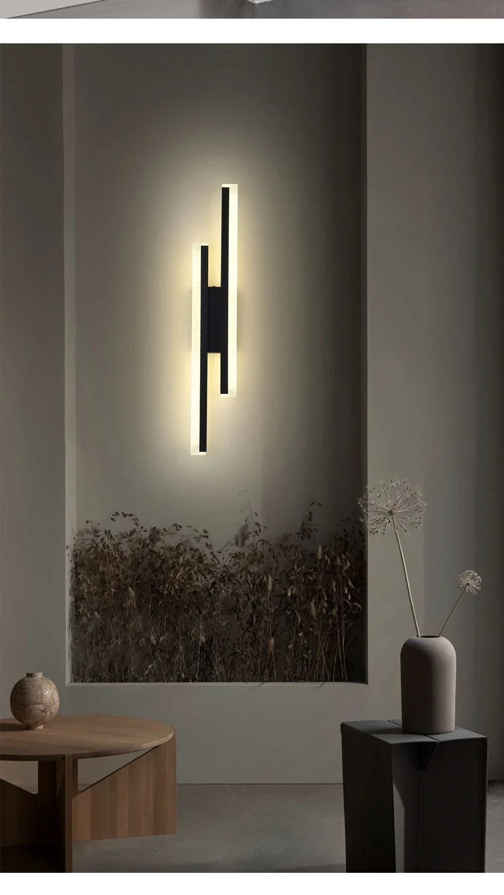 Modern LED Wall Lamp for Bedroom Living Room Bedside Hallway Indoor Ambient Lighting Decorative Home Fixture