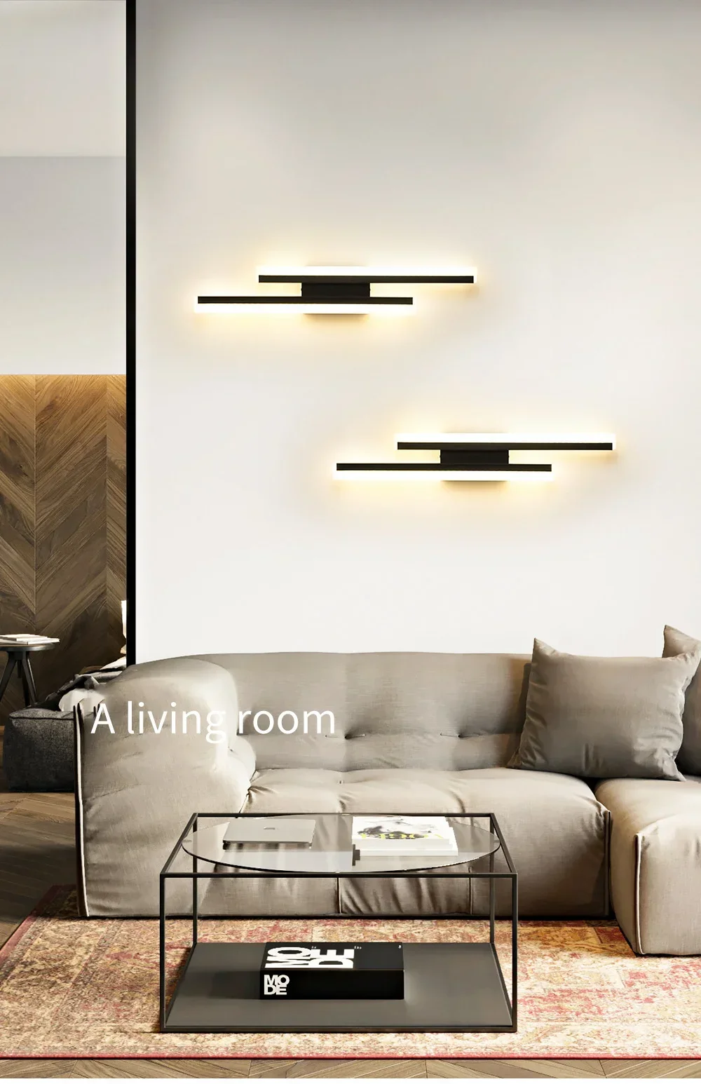 Modern LED Wall Lamp for Bedroom Living Room Bedside Hallway Indoor Ambient Lighting Decorative Home Fixture