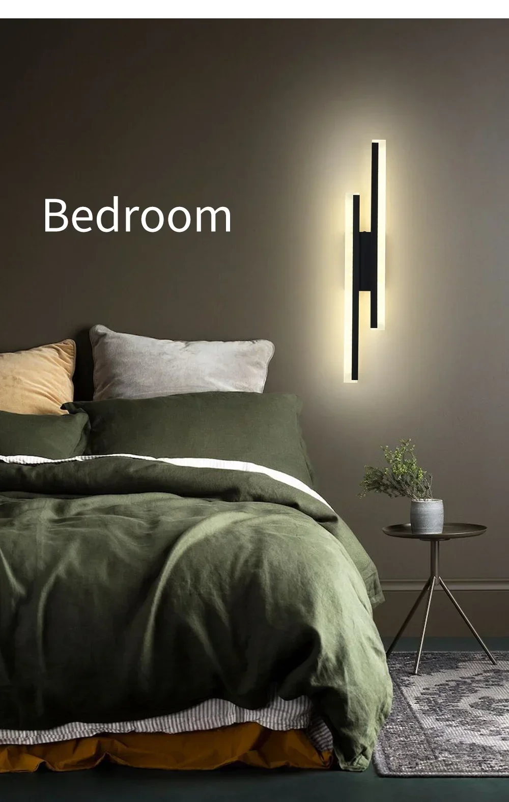 Modern LED Wall Lamp for Bedroom Living Room Bedside Hallway Indoor Ambient Lighting Decorative Home Fixture