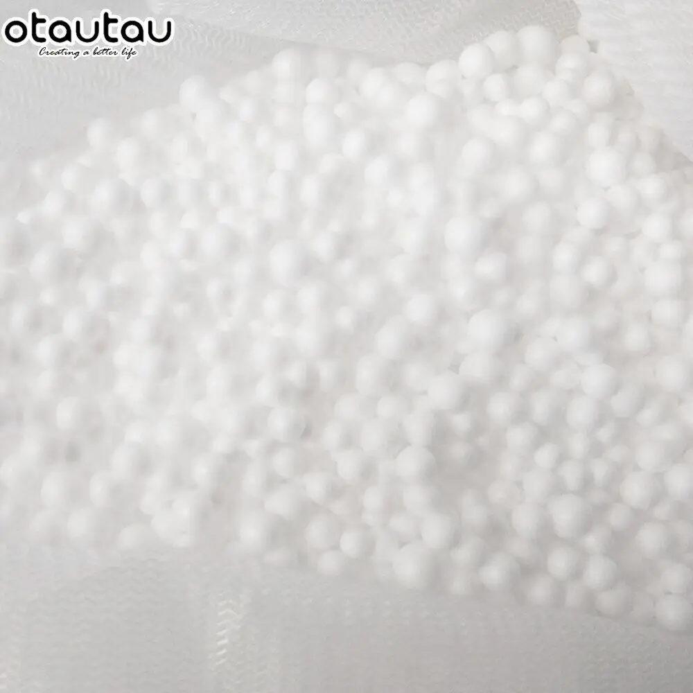 OTAUTAU 150/180/210/240L EPS Ball Filler for 2/3ft Beanbag Pouf 1-3-5mm Polyester Pillow Cushion Bean Bag Chair Snow Scene TL001